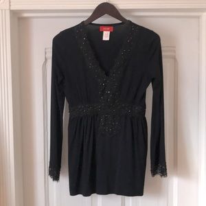 CO-OP sequin and lace embellished T-shirt